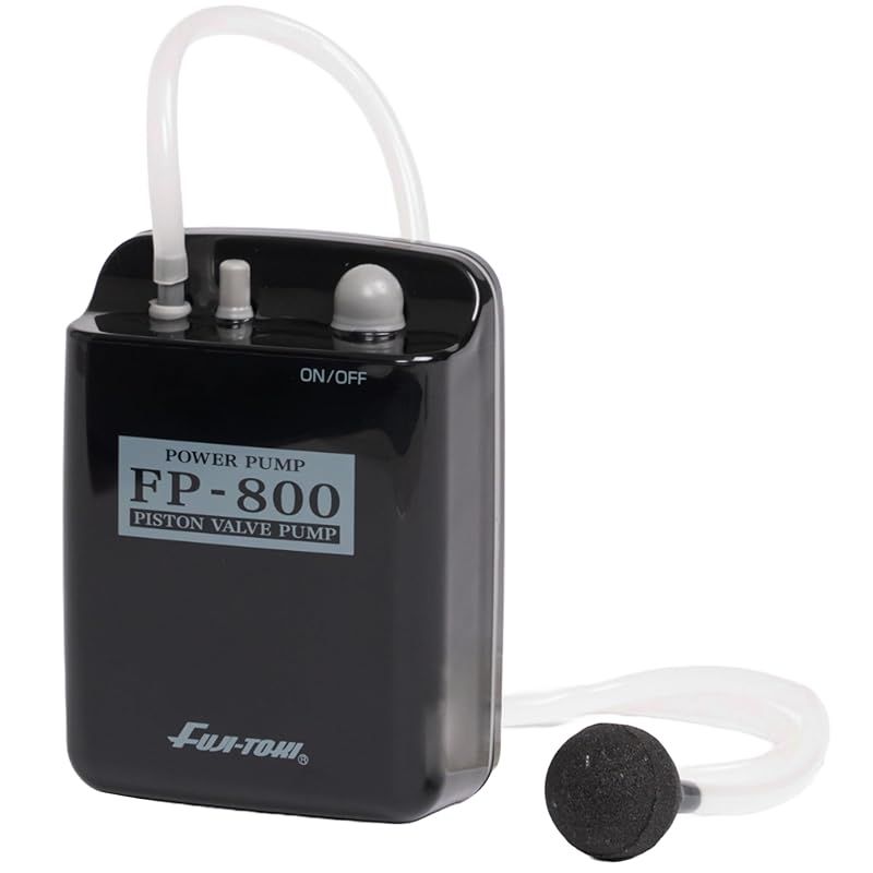 冨士灯器 Fuji-Toki パワ-ポンプ FP-800 クォーツストーン付 高出力エアポンプ