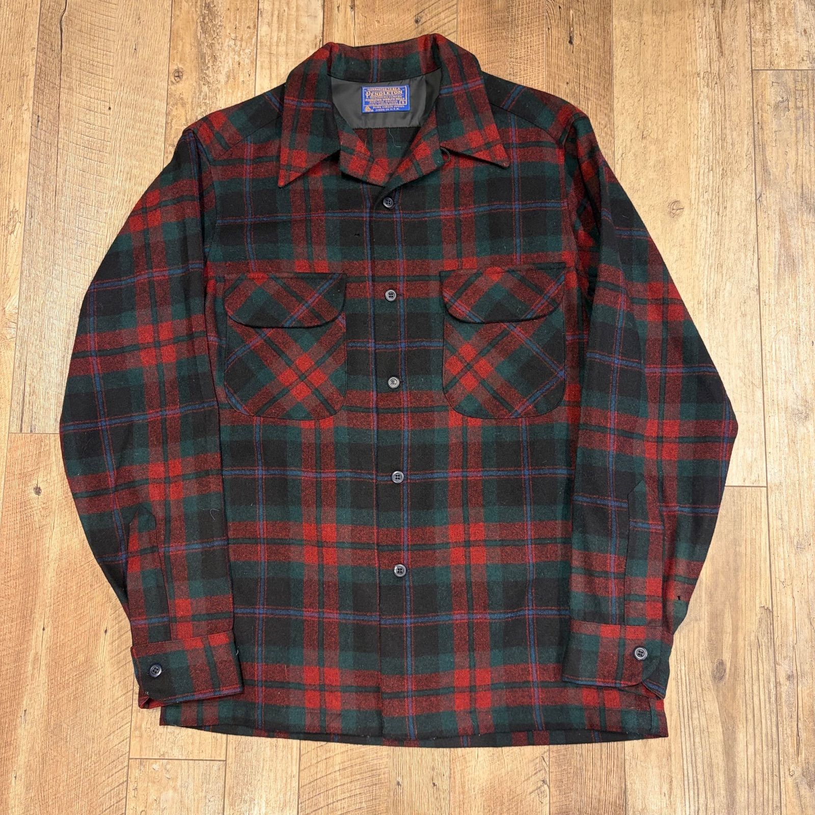 70s ペンドルトン ウール シャツ レッド Pendleton Wool Shirt Red