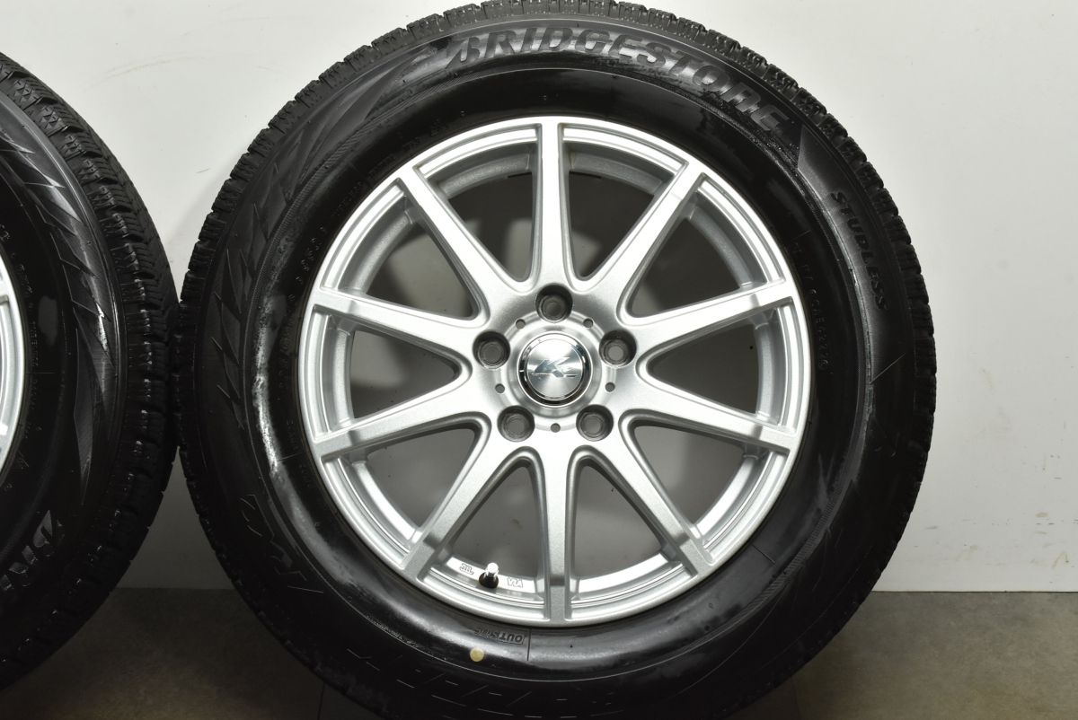  バリ溝 KRAIT II 16 in 6 5 J 40 PCD 114 3 ブリヂストン ブリザック VRX 2 205 65 R ヤリスクロス セレナ エクストレイル CX 30 可 16インチ タイヤ ホイールセット