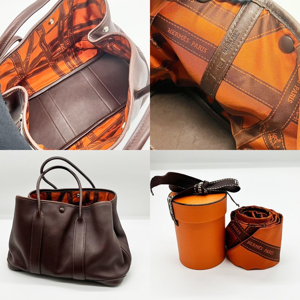エルメス ガーデンツイリーTPM トートバッグ ハバナ スイフト □H刻印