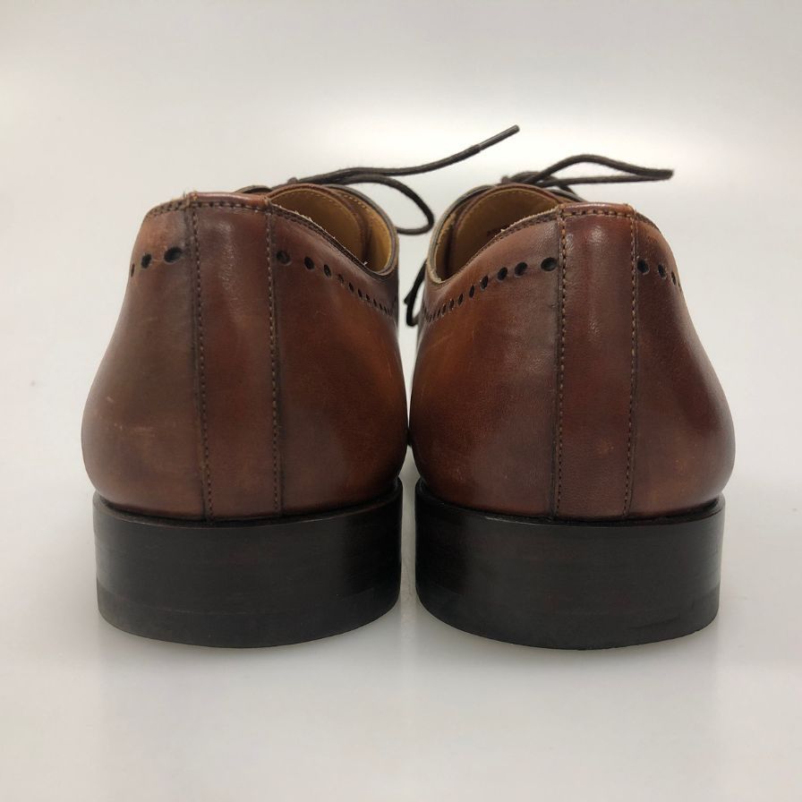 マグナーニ レースアップシューズ ホールカット メダリオン ブラウン  