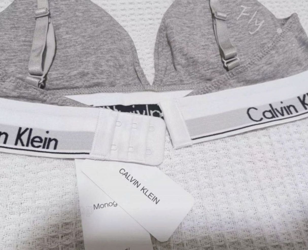 新品 カルバンクライン レディース ブラ ショーツ 上下セット グレー