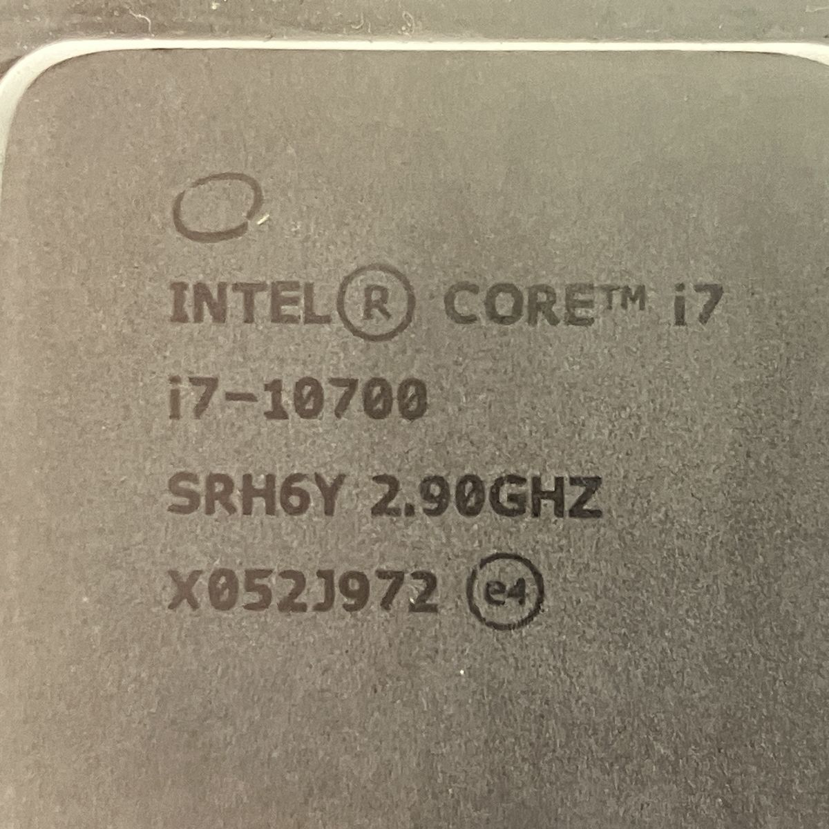 Intel i 7 10700 SRH 6 Y CPU PCパーツ