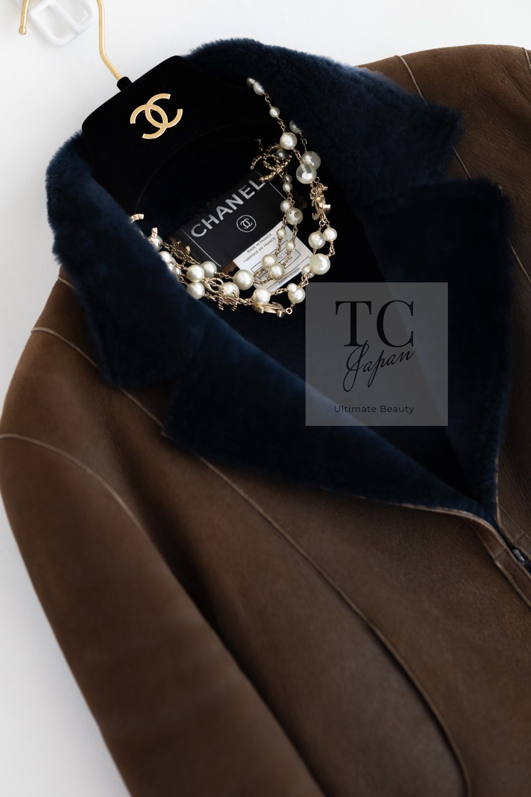 シャネル ジャケット CHANEL 118万 やわらかしっとり チョコ ブラウン