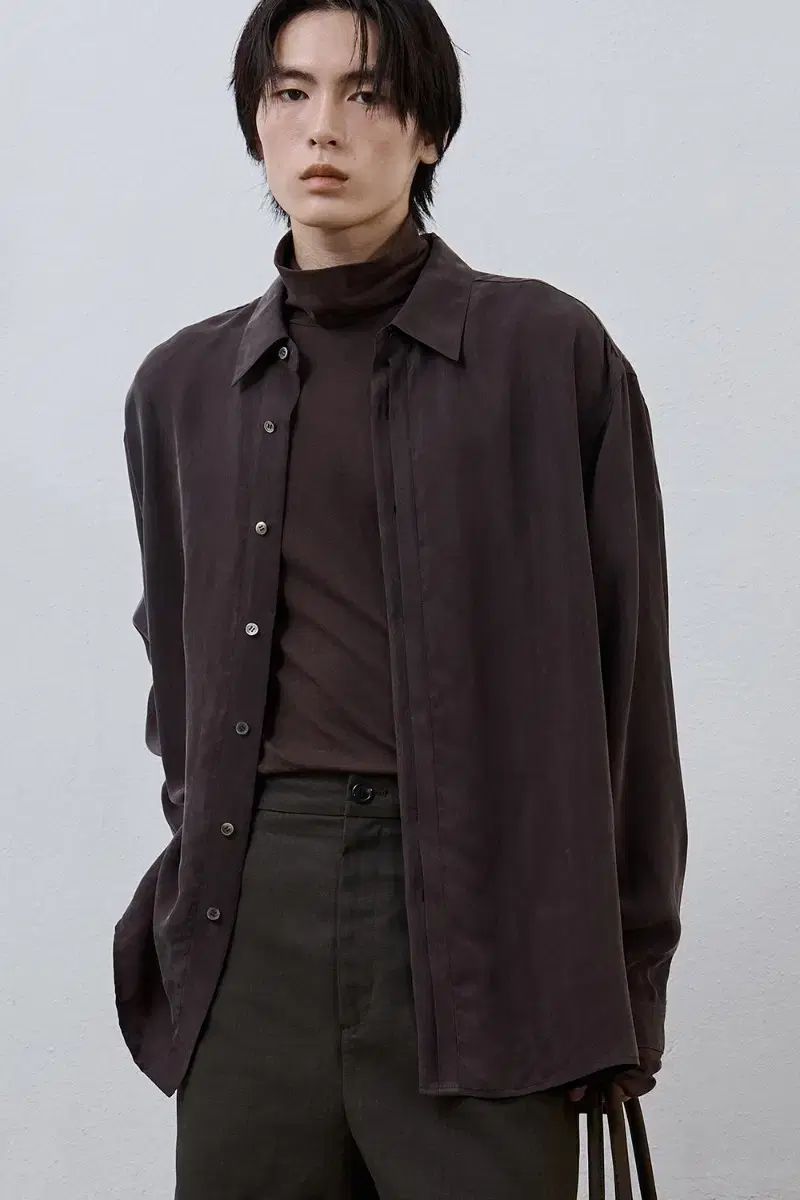 ユースキュープロ シャツ ブラウン m