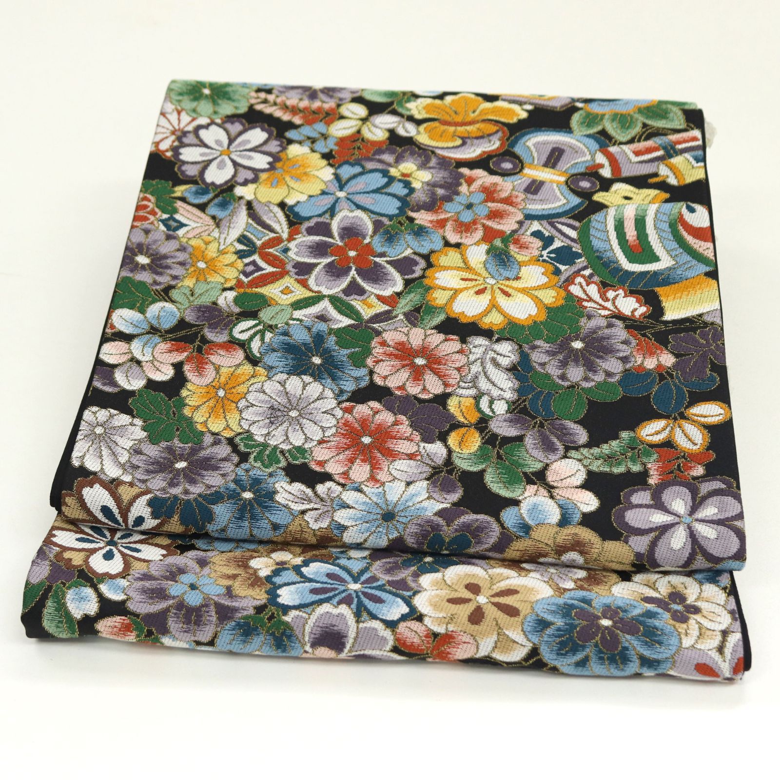 ♦︎豪華絢爛　新作新品　白黒地牡丹紋　西陣織袋帯　お仕立てフルオーダー　フルセット ofa2718 逸品 西陣 白綾苑大庭 黒地 高級 袋帯 祝雅春秋紋 お仕立て