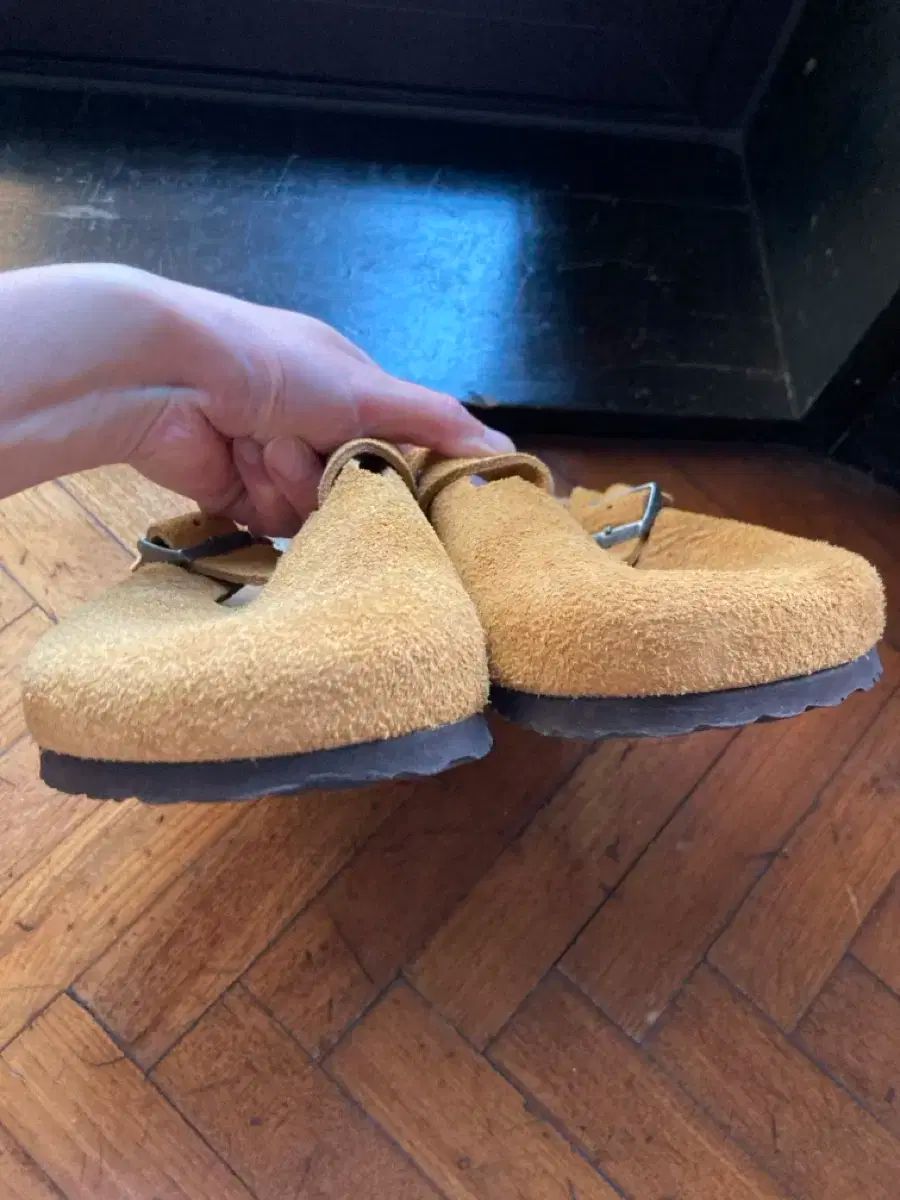STUSSY BIRKENSTOCK ボストン クロッグ キャラメル EU42