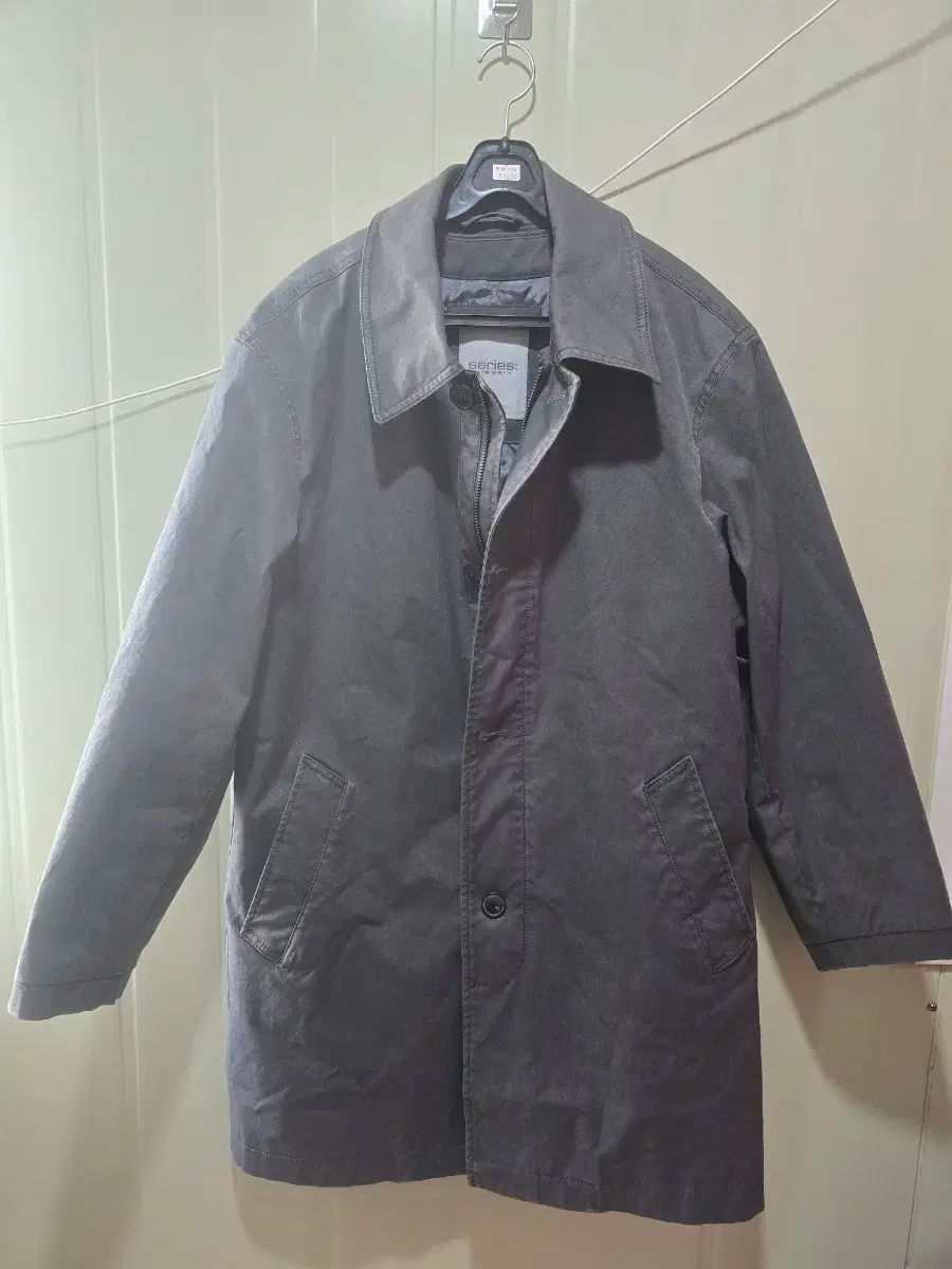 series メンズ コート チャコール