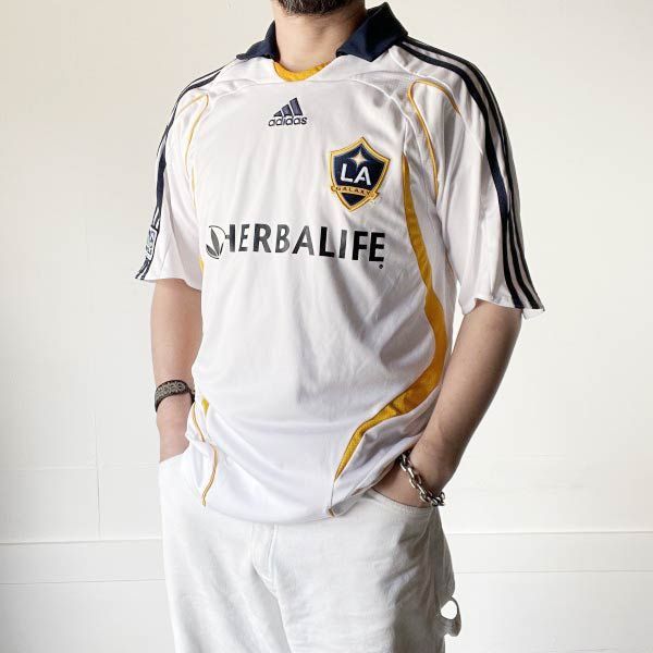 adidas アディダス MLS ベッカム LAギャラクシー 半袖 ユニフォーム
