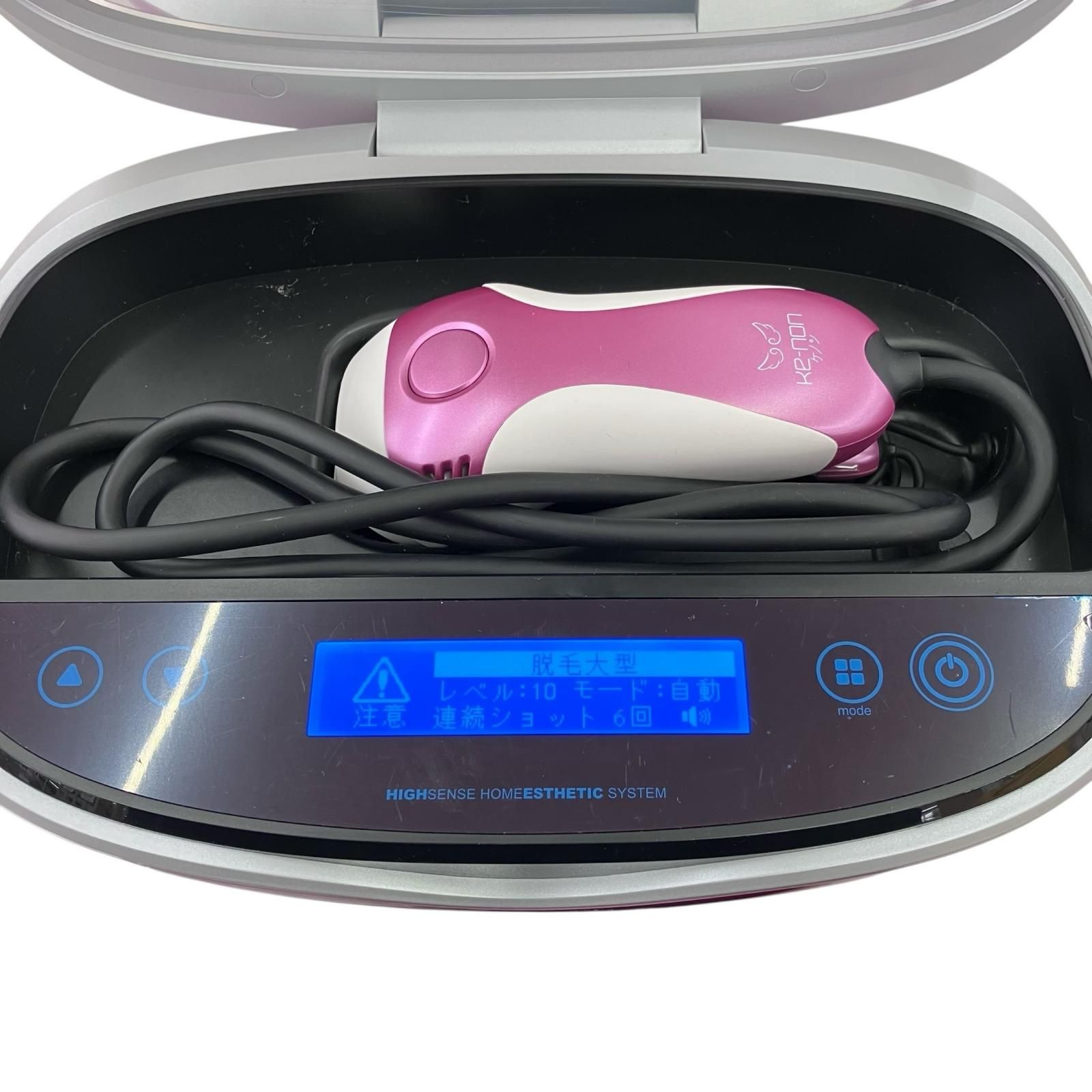 186000 現状品 KE-NON ケノン 脱毛器 NIPL-2080　Ver.7.2  ピンク [250318HM060081] 極短USPL発光方式 光美容器 KE-NON（ケノン） シャンパンゴールド NIPL