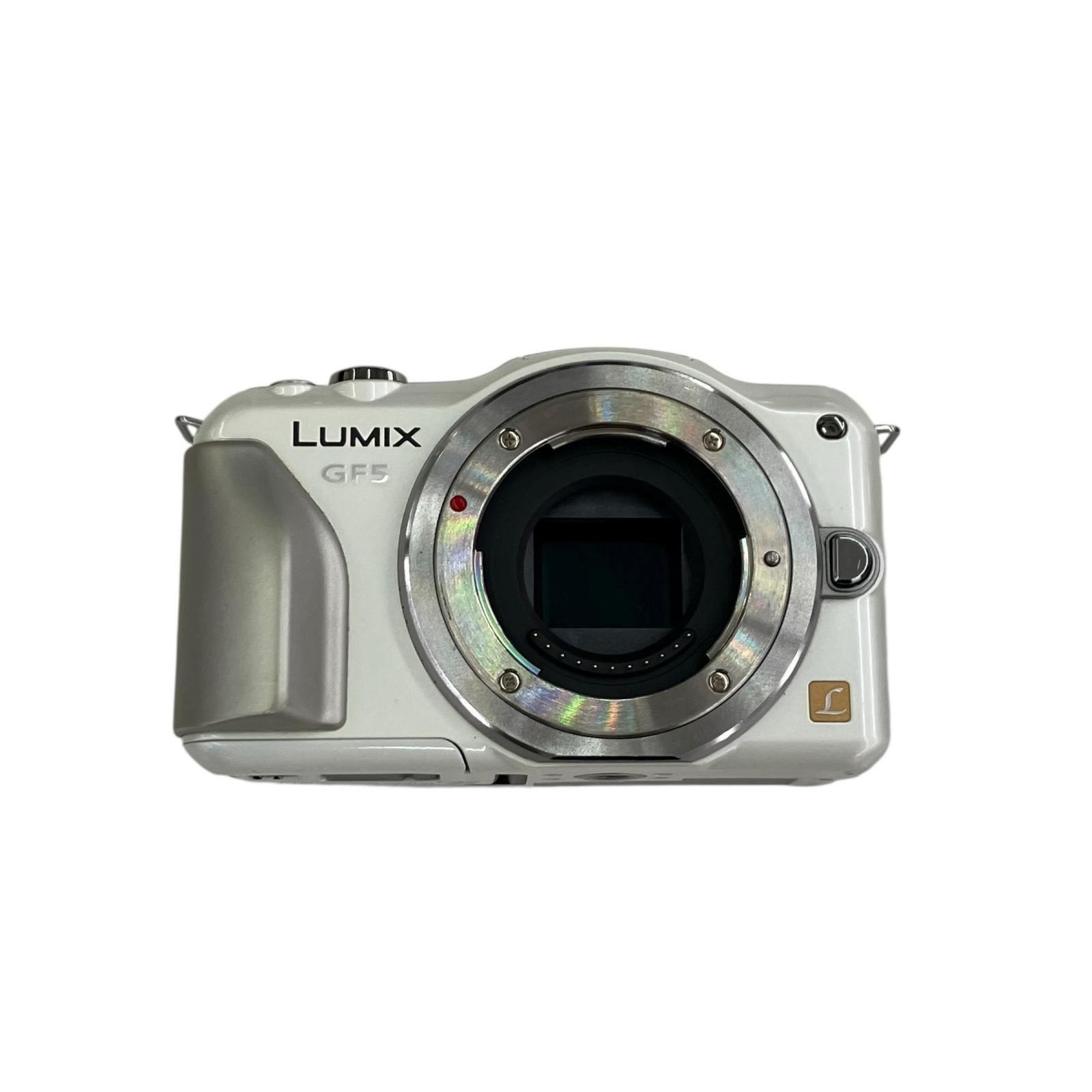186000 Panasonic パナソニック デジタルカメラ DMC‐GF5WA 動作 済み ホワイト