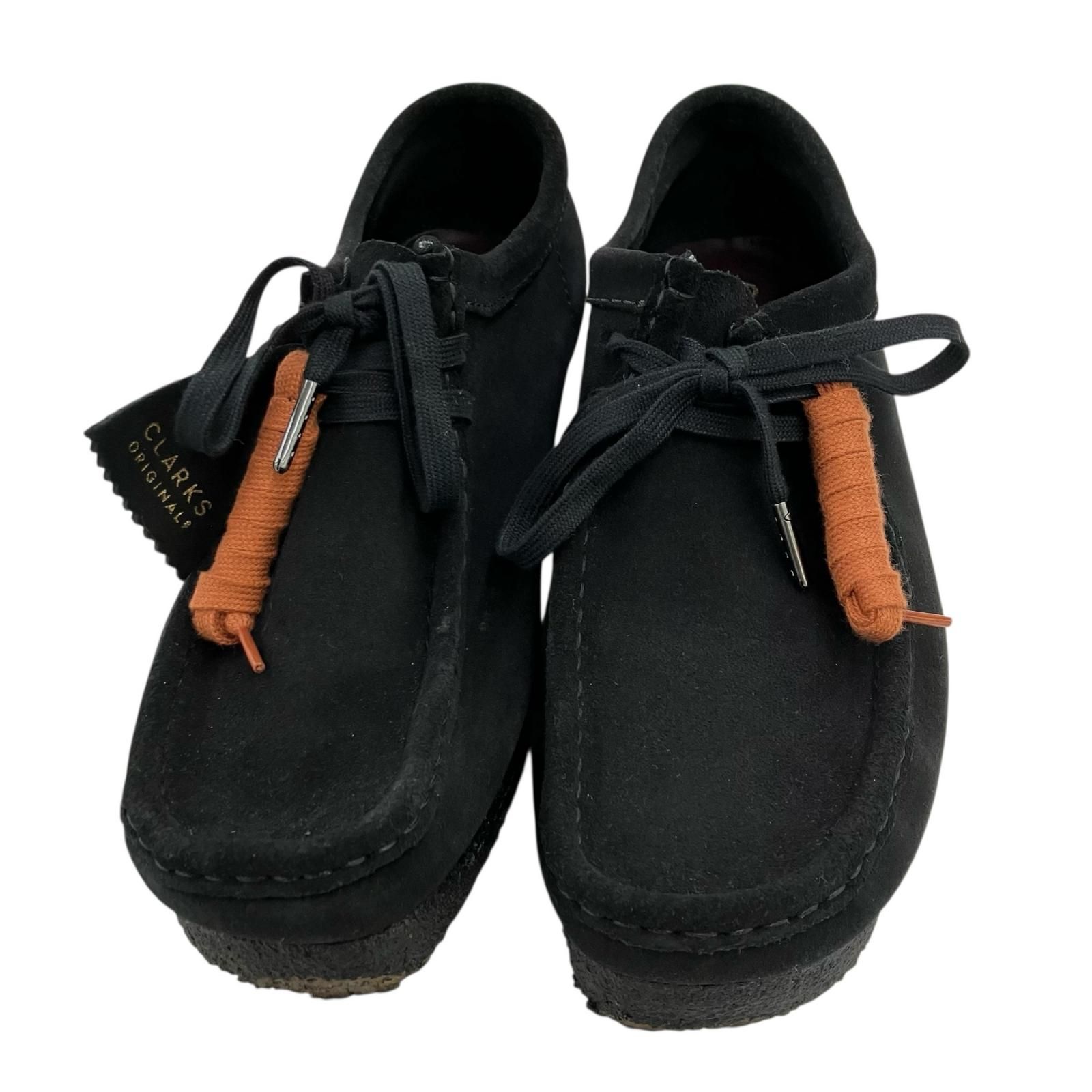 186000 CLARKS クラークスオリジナルス シューズ ワラビー 26773 24.5 cm ブラック スウェード