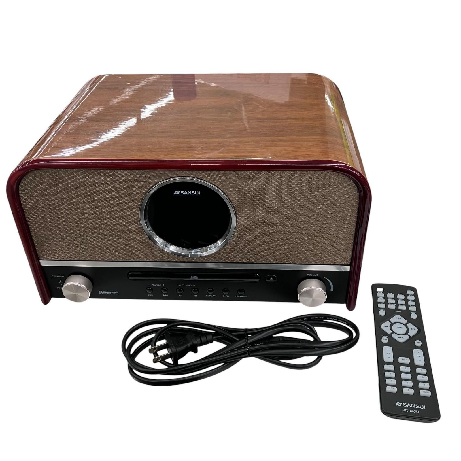 186000 動作 済み SANSUI ステレオシステムミニコンポ SMS-800BT