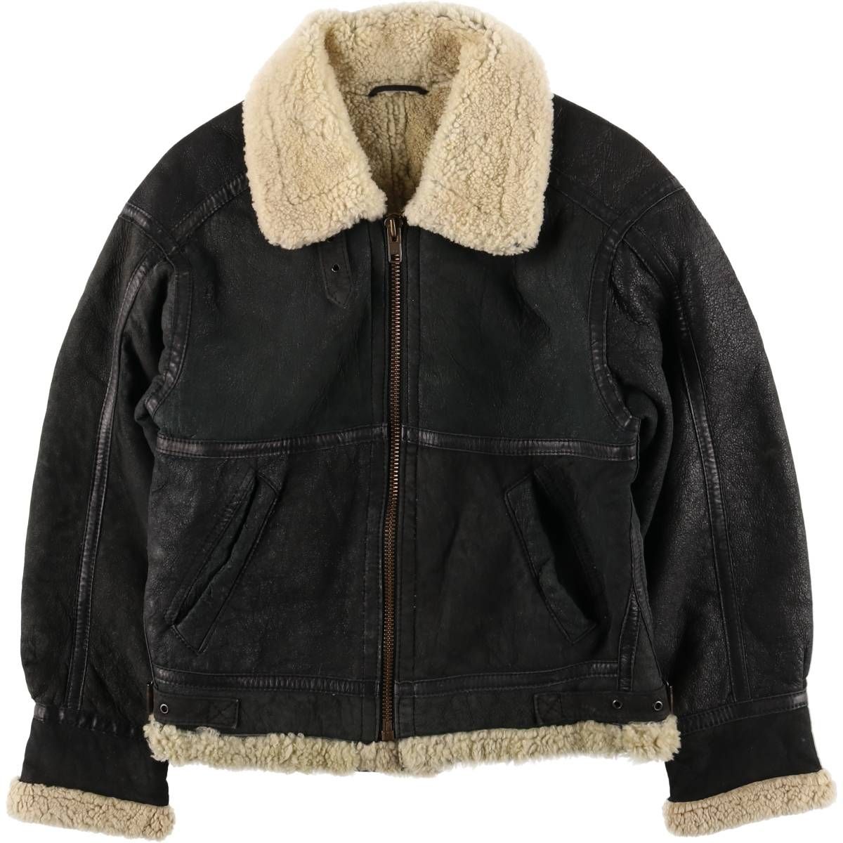 古着 B 3タイプ ムートンジャケット フライトジャケット レディースM相当 eaa 600001