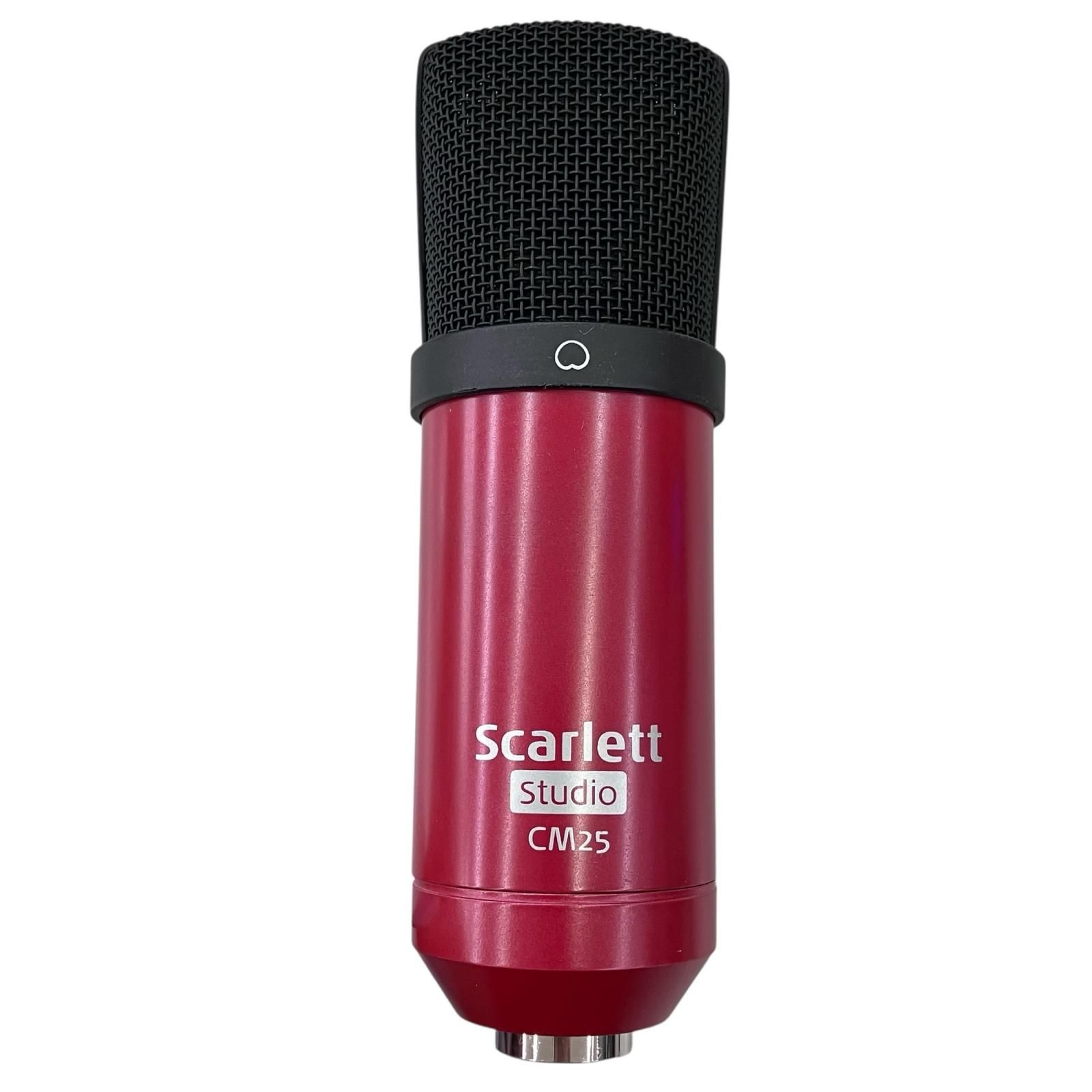 186000 通電 のみ Scarlett Studio フォーカスライト オーディオインターフェイス 赤