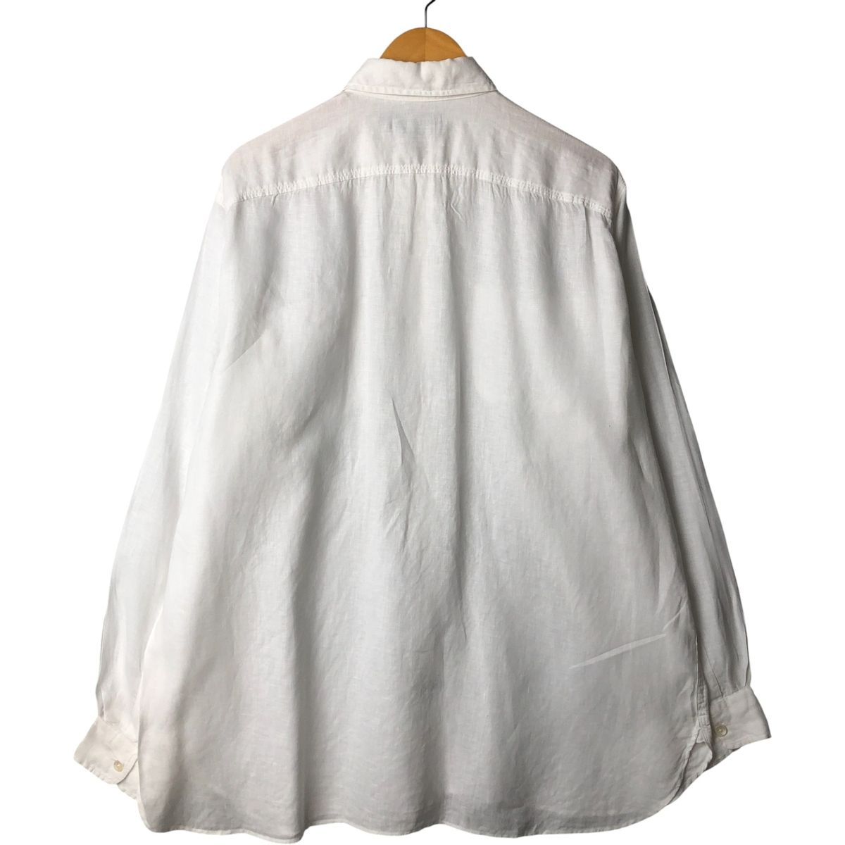 古着 ラルフローレン Ralph Lauren POLO by 長袖 リネンシャツ メンズL相当 eaa 600517