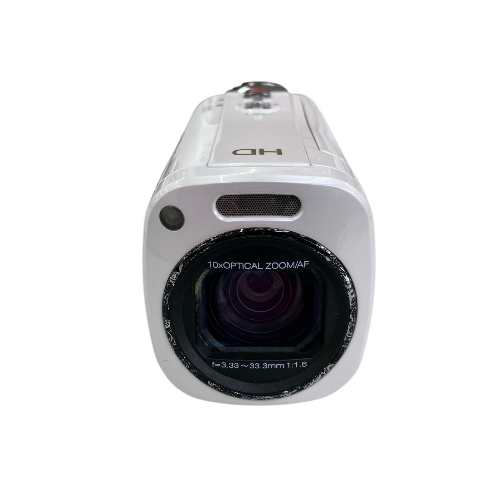 186000 動作 済み JVC ジェイブイシー ビデオカメラ Everio GZ-N5 ホワイト