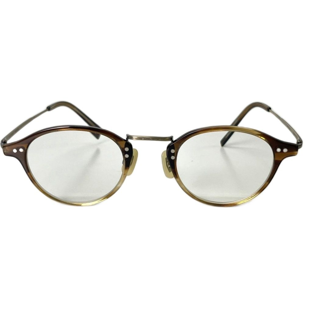 金子眼鏡 KANEKO OPTICAL ヴィンテージ VINTAGE 眼鏡 めがね 伊達 ボストン ラウンド型 KV-01 BRH 46 23-145 茶 ブラウン