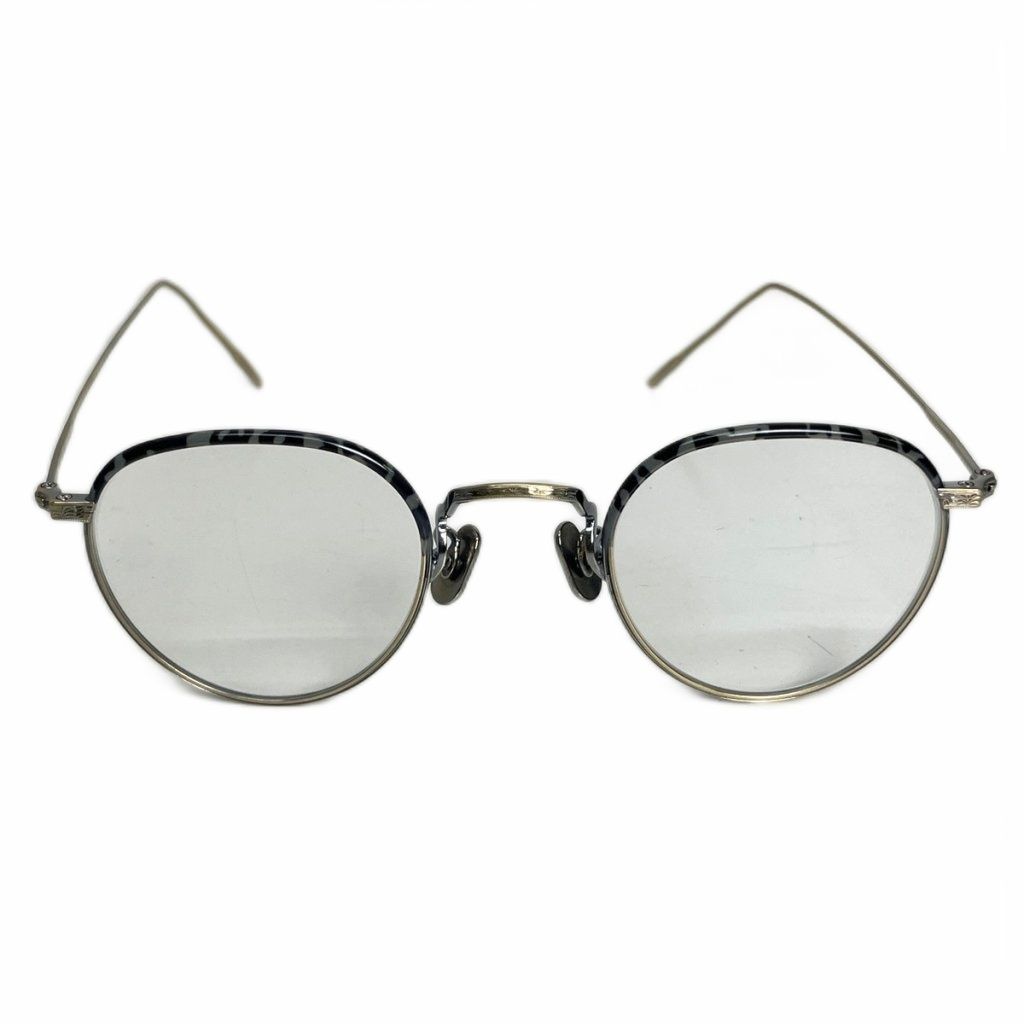 アイヴァン7285 眼鏡 めがね 伊達 メタルフレーム ボストン型 539 9019 45 24-145 シルバー グレー ブラック