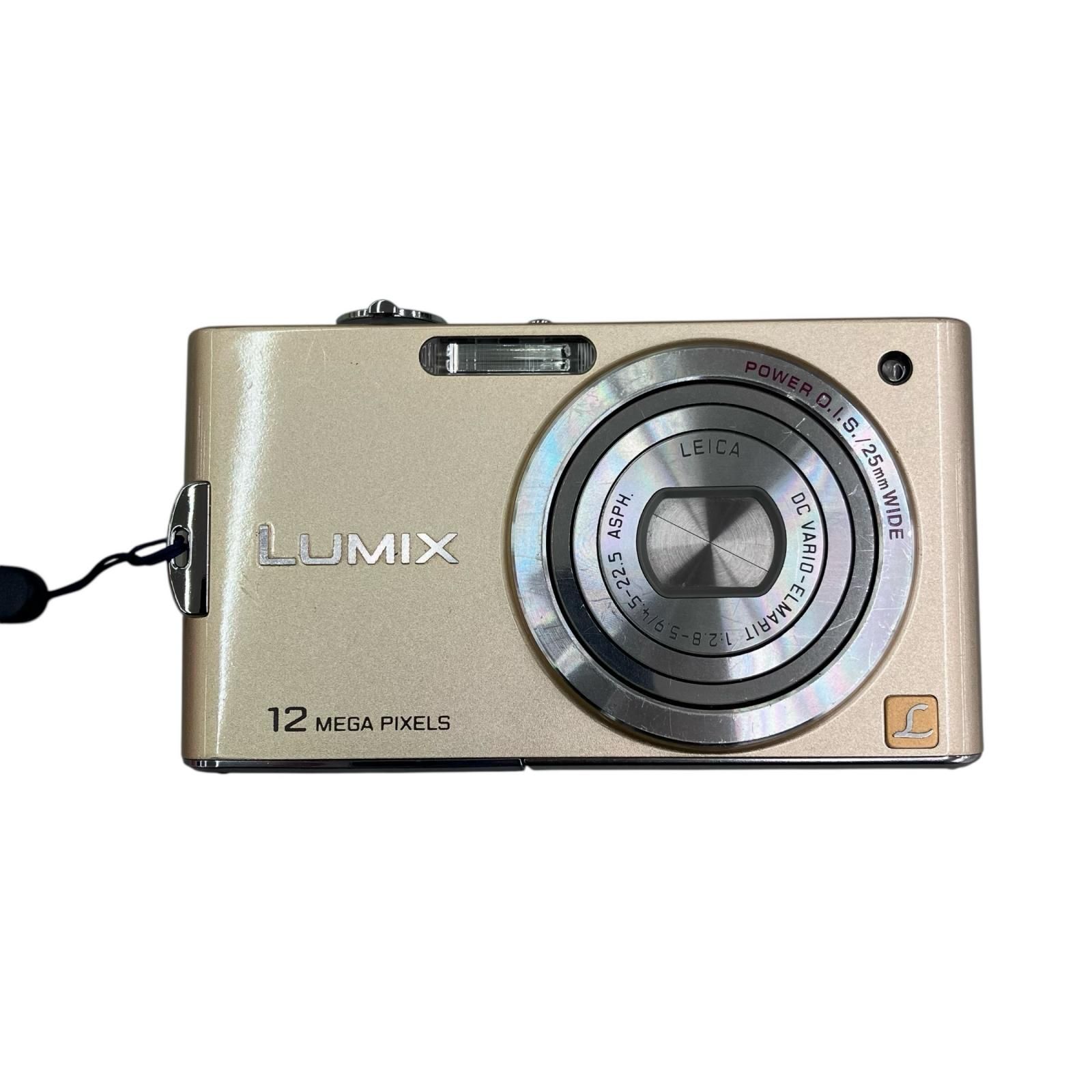 PANASONIC DMC-FX60 ゴールド 純正ストラップ付 1524 PANASONIC DMC-FX60 ゴールド 純正ストラップ付 1524 デジカメの通販