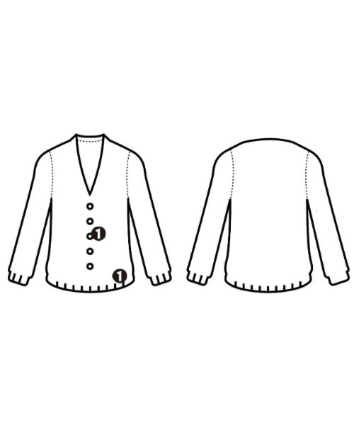 D-VEC カーディガン