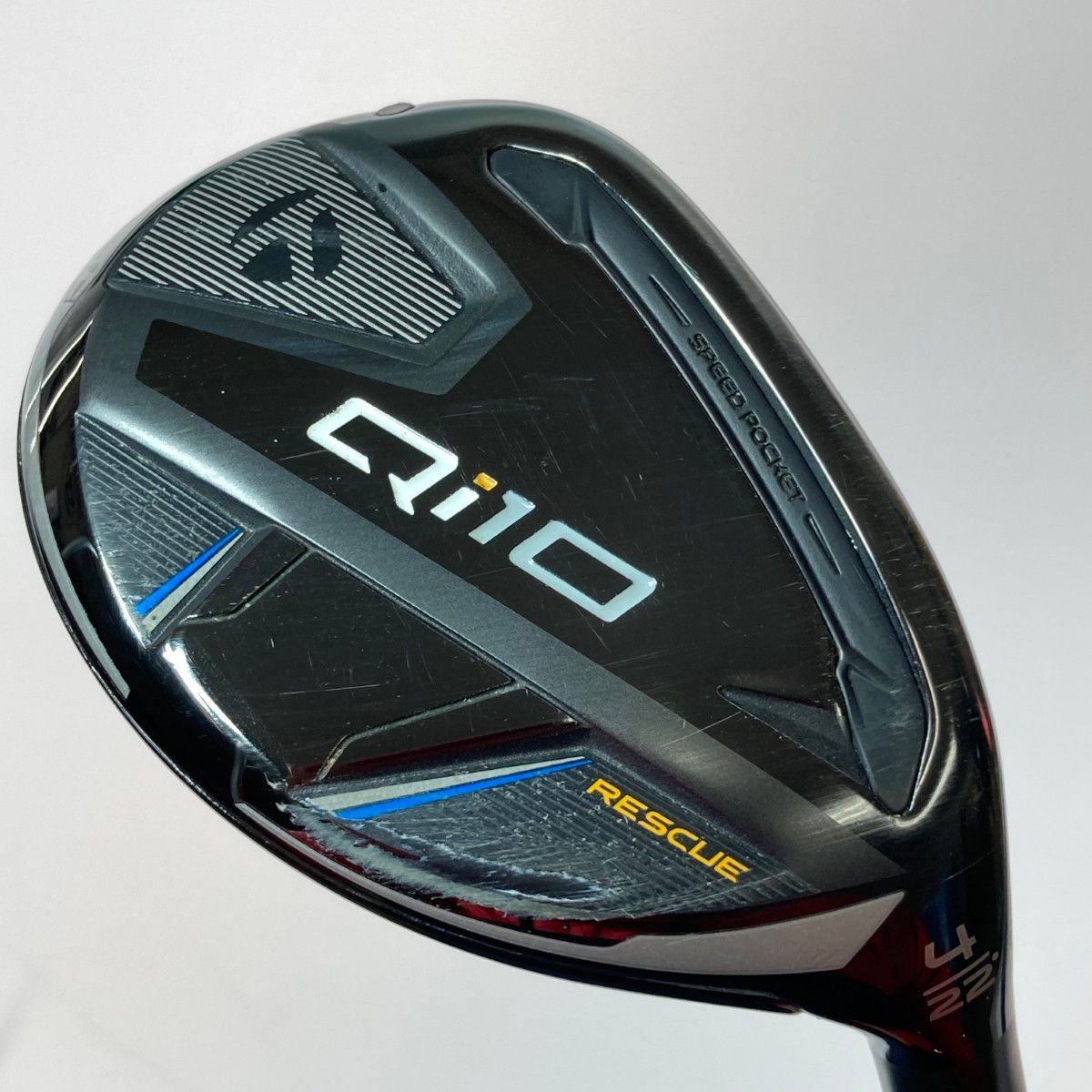 TaylorMade テーラーメイド Qi10 RESCUE 4UT 22° ユーティリティ N.S.PRO 820GH S カバー付
