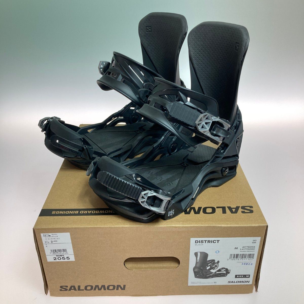 SALOMON サロモン スノーボード ビンディング DISTRICT ディストリクト サイズM 22-23年モデル L41776000 ブラック
