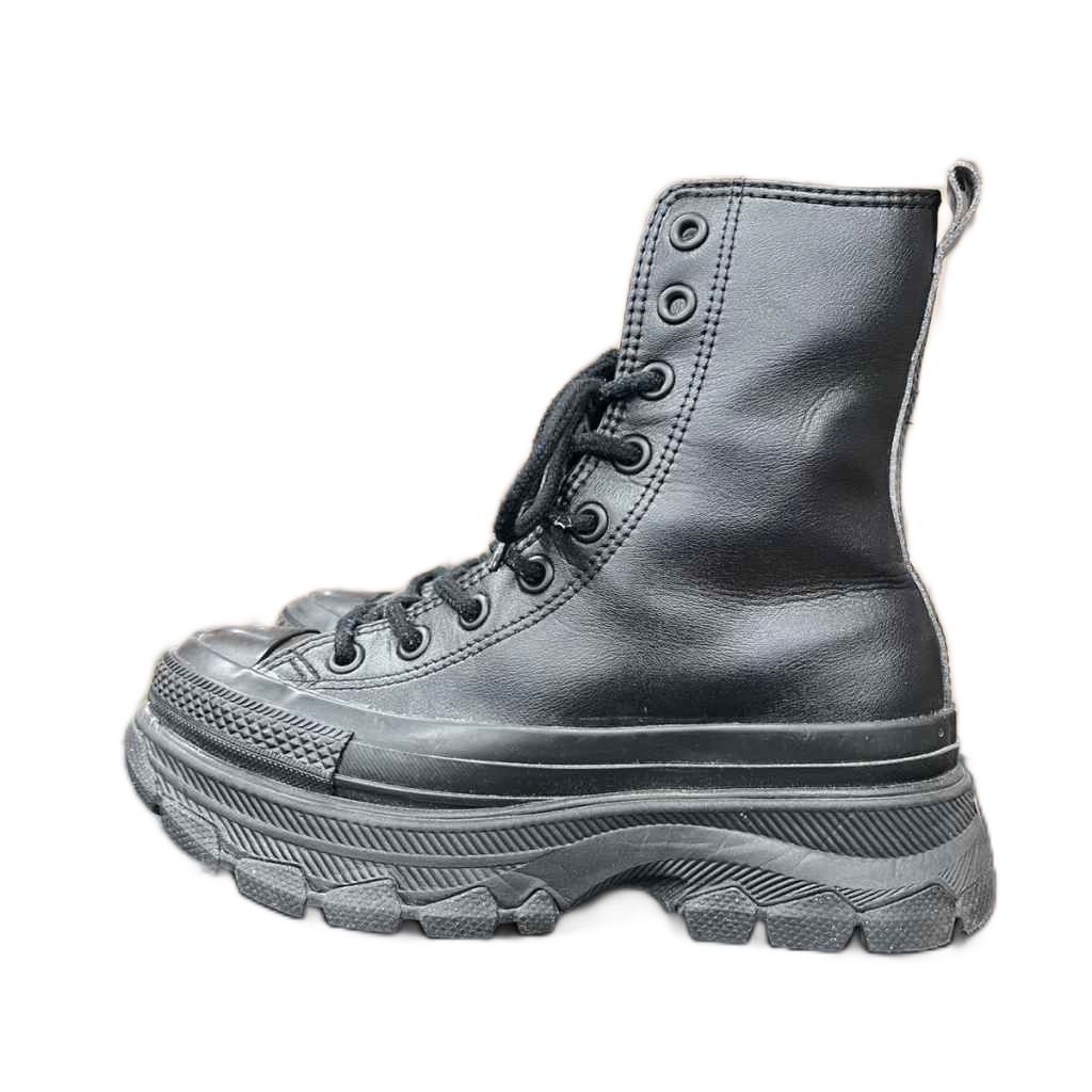 コンバース ALL STAR R SL SHIN-HI トレックウエーブ ハイカットスニーカー レザー 23.5 cm 黒 ブラック 1 SD 544 レディース