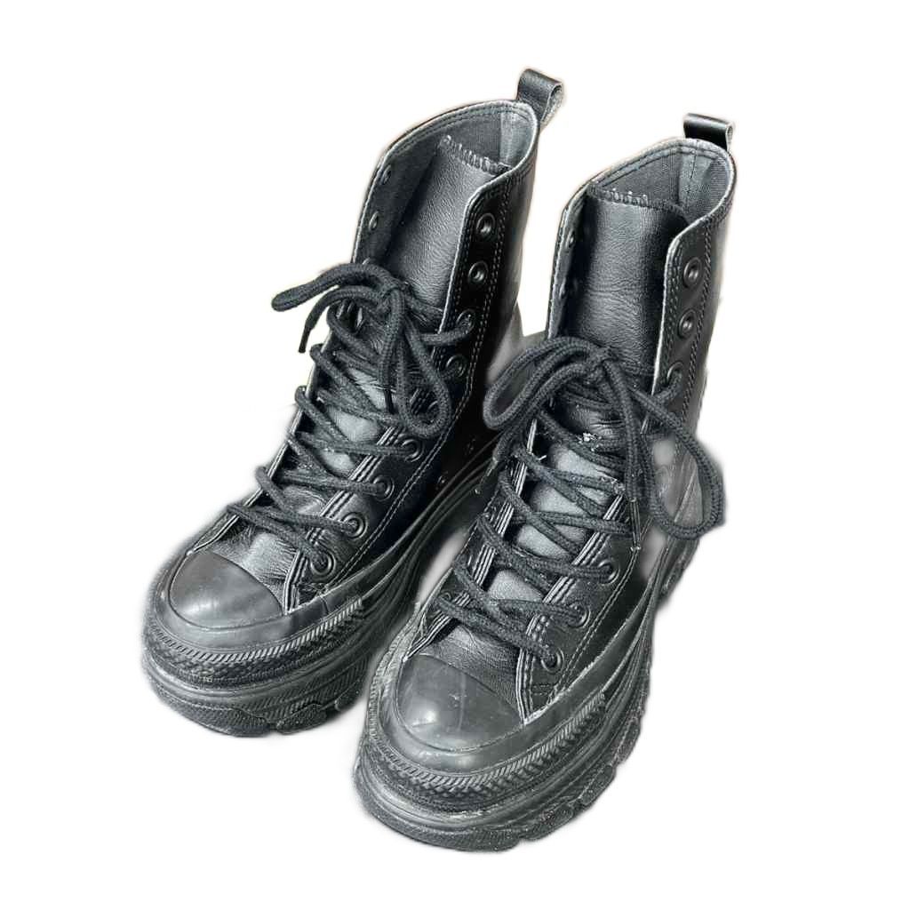 コンバース ALL STAR R SL SHIN-HI トレックウエーブ ハイカットスニーカー レザー 23.5 cm 黒 ブラック 1 SD 544 レディース