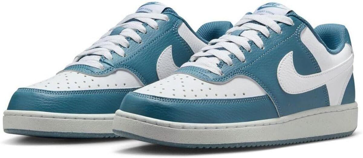 ナイキ コート ビジョン ロー NN W COURT VISION LO ホワイト ブルー DH 3158 112 23 0 cm