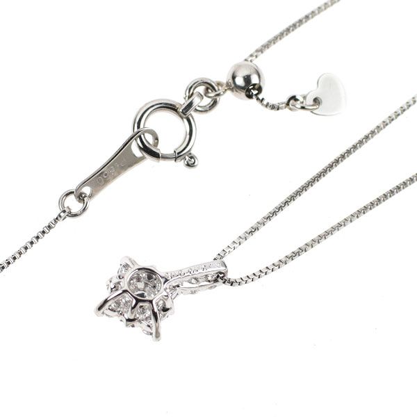 希少 Pt900/ Pt850 天然ピンク ダイヤモンド ペンダントネックレス