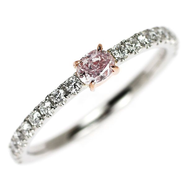 天然ピンクダイヤ　Pt900 11号　リング 天然ピンクダイヤ Pt900 11号 リング 希少 Pt900 天然ピンク