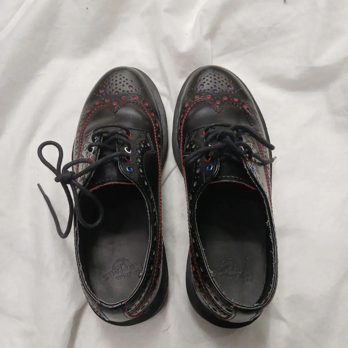DR. MARTENS ドクターマーチン ブラック ウイングチップ シューズ 6 230