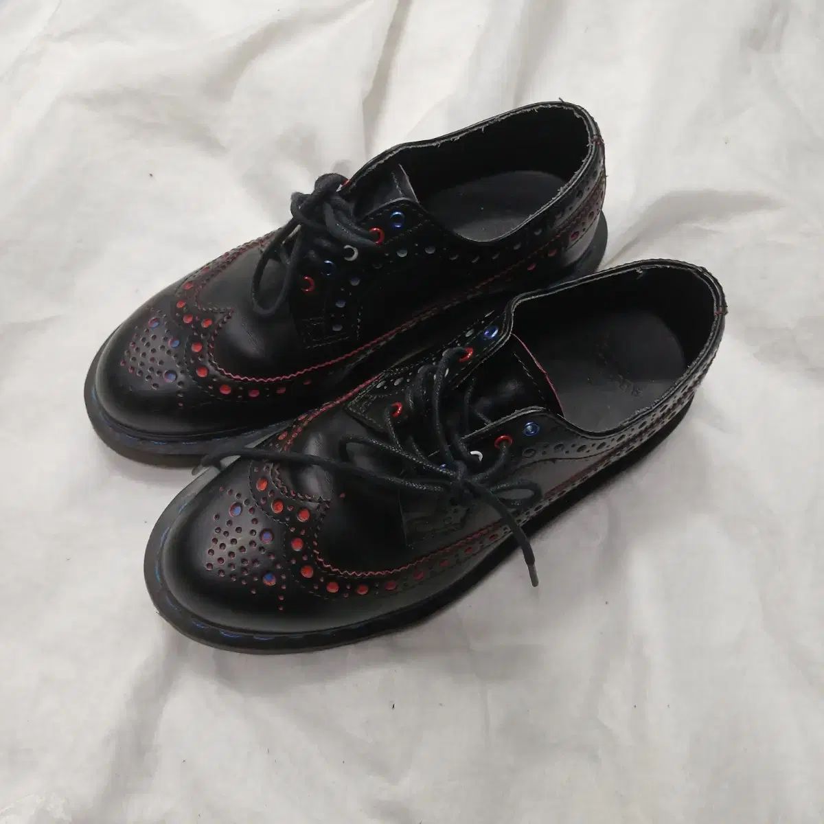 DR MARTENS ドクターマーチン ブラック ウイングチップ シューズ 6 230