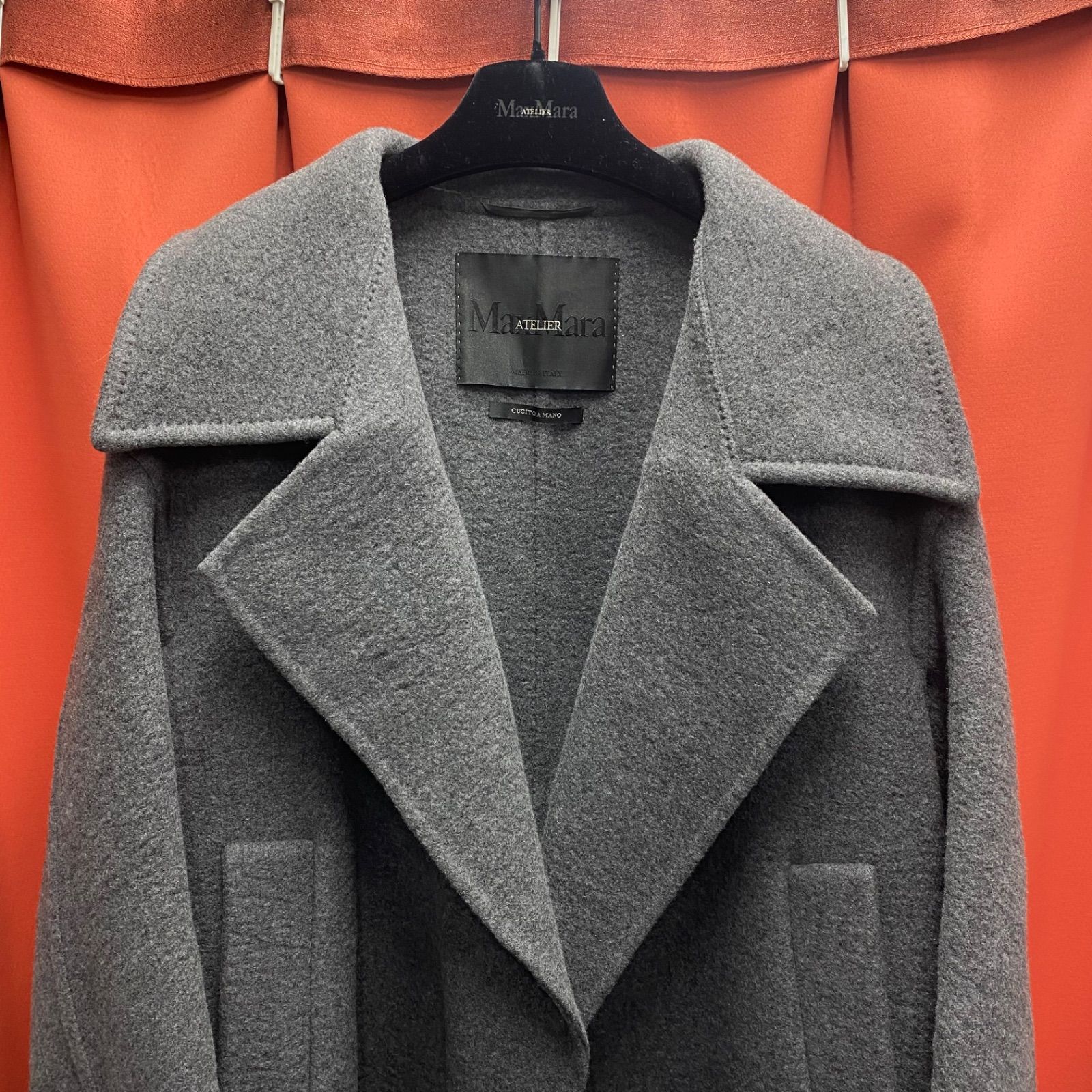 極上品 Max Mara ATELIER マックスマーラ アトリエ ロングコート 羊毛