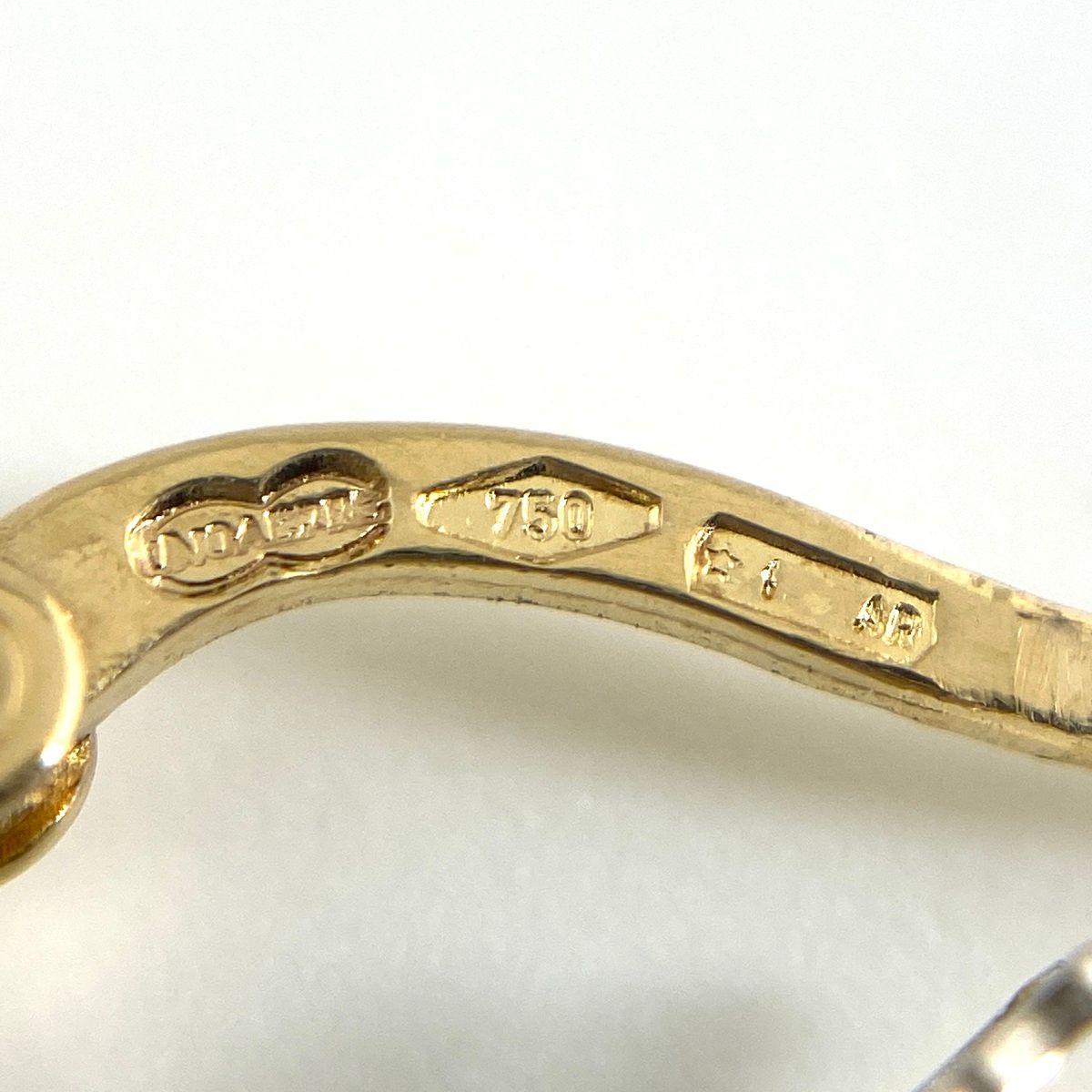  ウノアエレ デザインピアス YG イエローゴールド ピアス 750 レディース ピアス(両耳用) アクセサリー