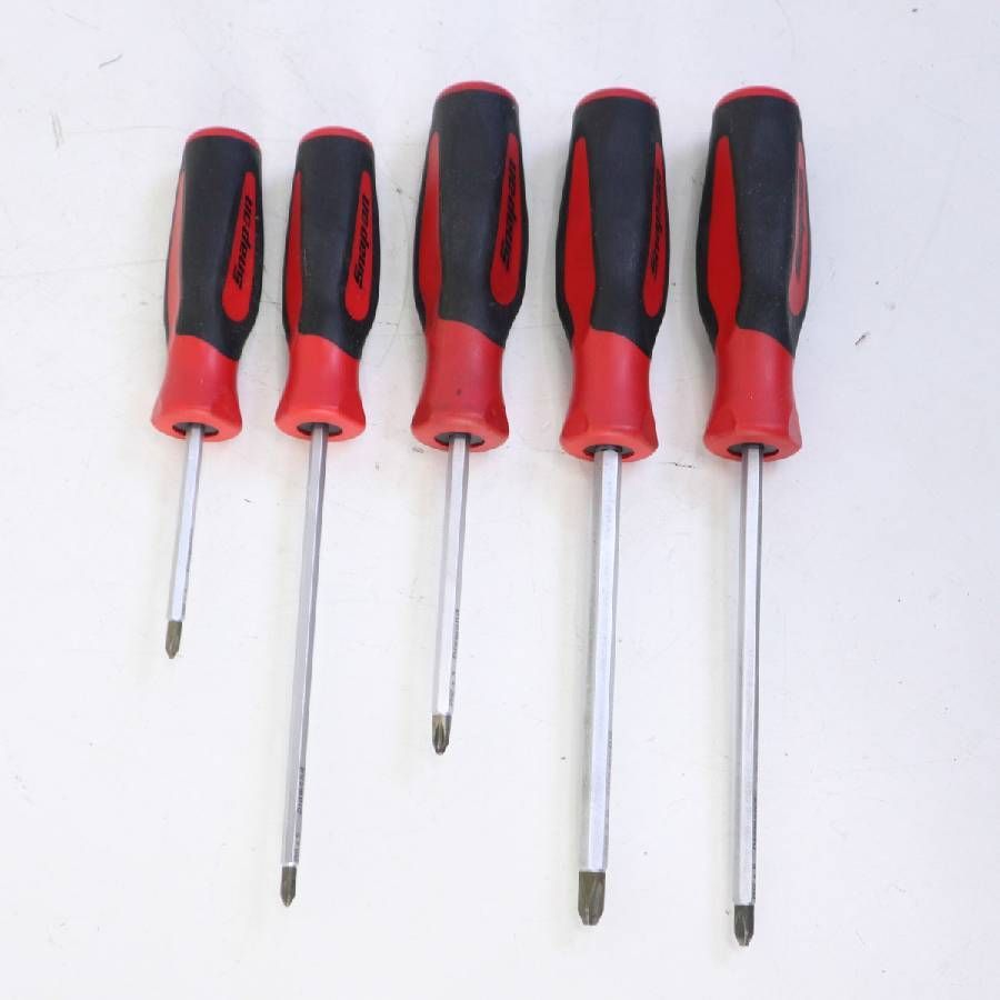 Snap-on スナップオン ソフトハンドル ダイヤモンドチップスクリュードライバー5本セット 工具 302v16