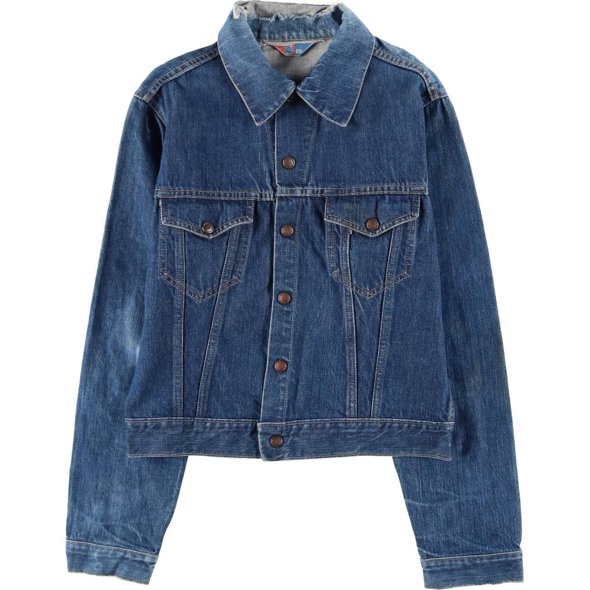 古着 70年代 シアーズ Sears PUT ON SHOP デニムジャケット Gジャン メンズS相当 ヴィンテージ eaa600098