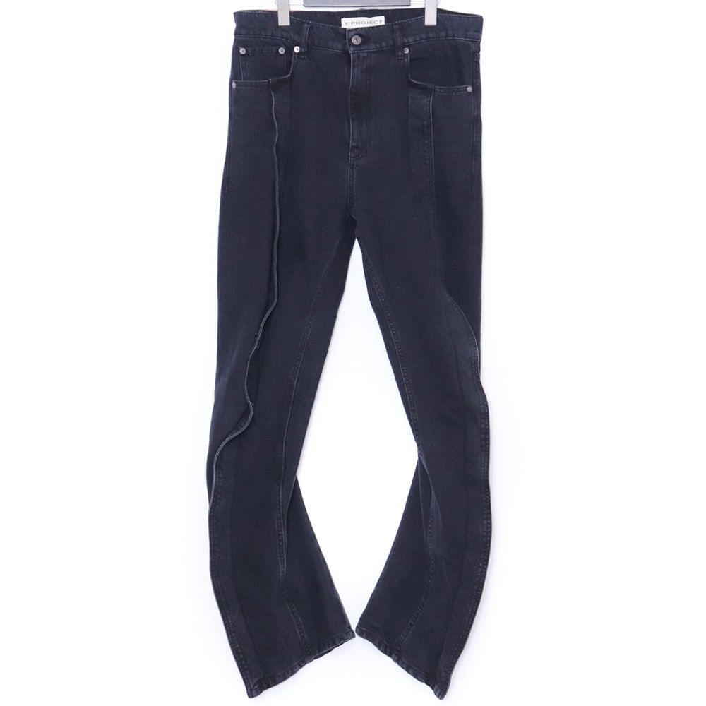 Y/PROJECT BANANA デニムパンツ サイズ30 ブラック - メルカリ