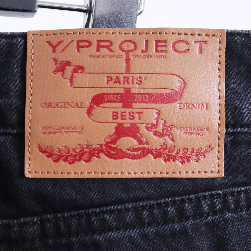 Y/PROJECT BANANA デニムパンツ サイズ30 ブラック - メルカリ