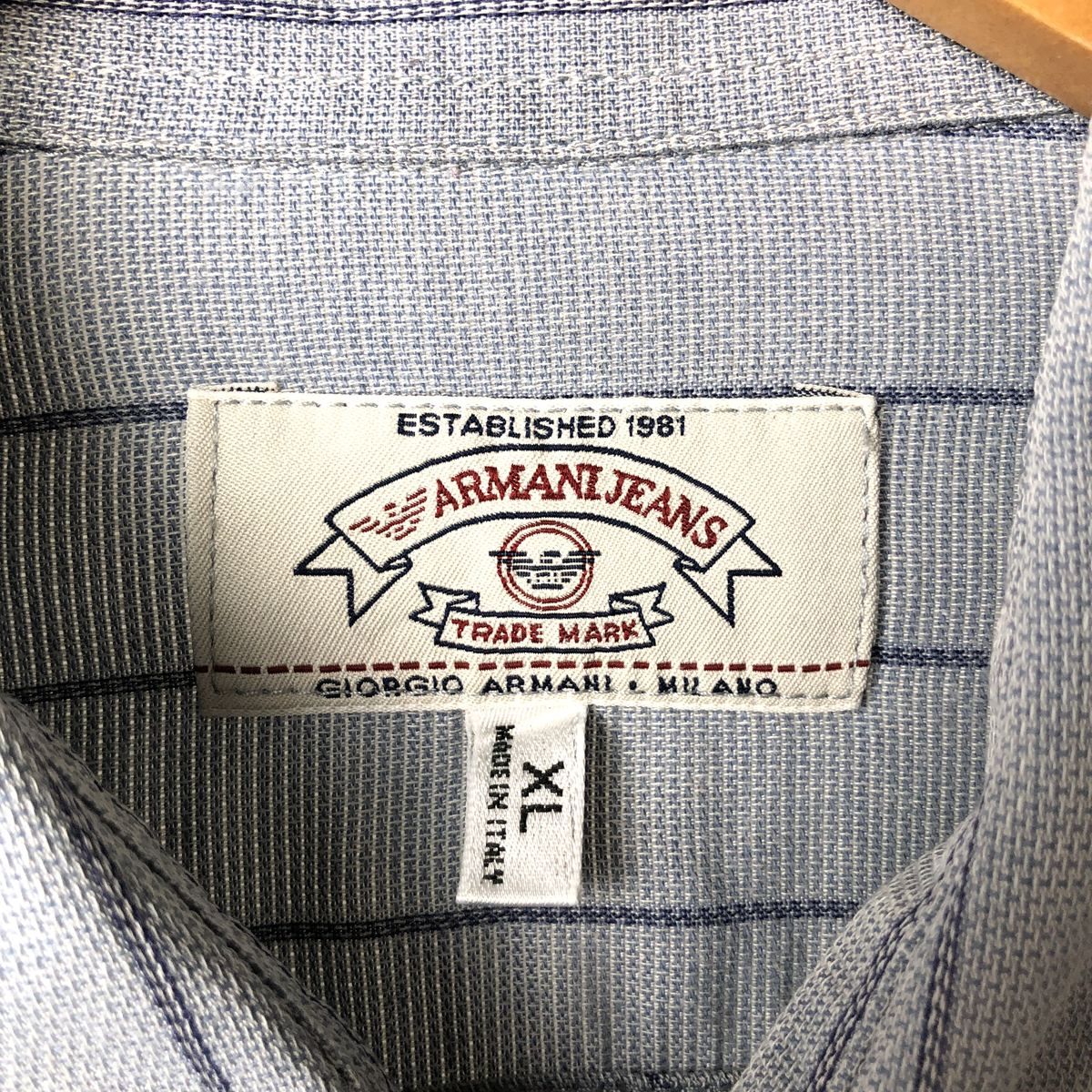古着 ジョルジオアルマーニ Giorgio Armani JEANS 長袖 コットン
