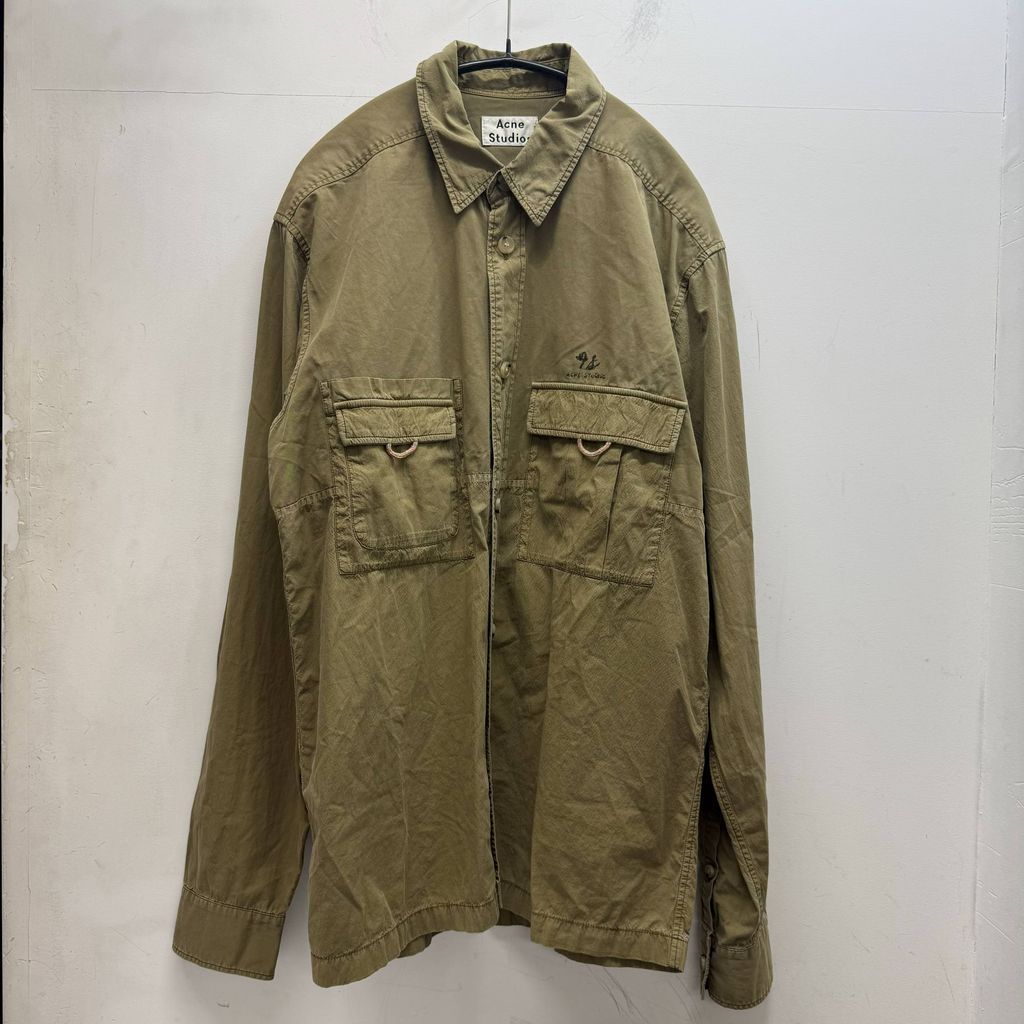 Acne Studios アクネストゥディオズ shirt シャツ FN-MN-SHIR000024 ベージュ系 size 50 中目黒A11