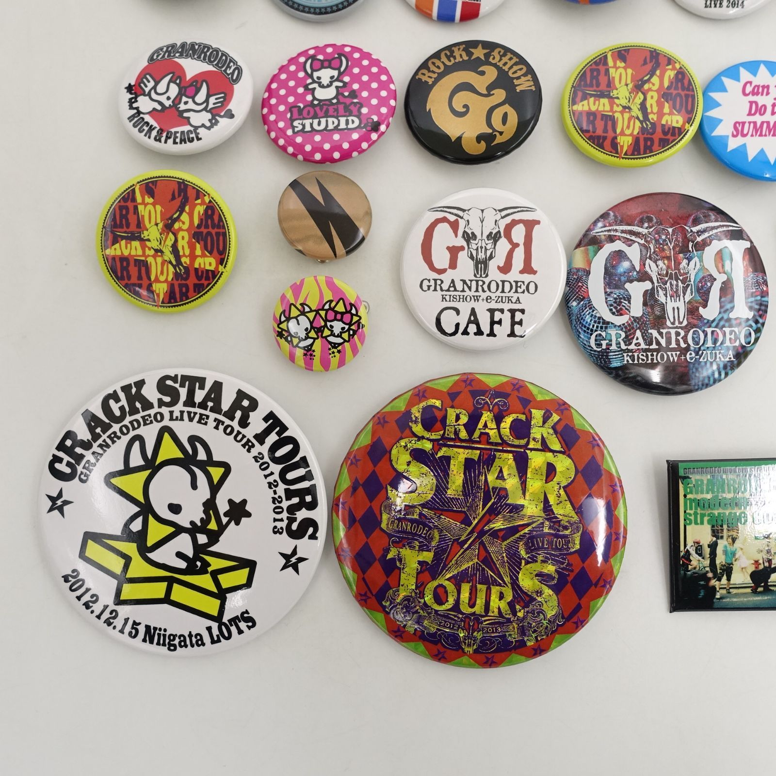 GRANRODEO 缶バッジ 31点 中古 ライブツアー ロデオカフェ 他 グラン