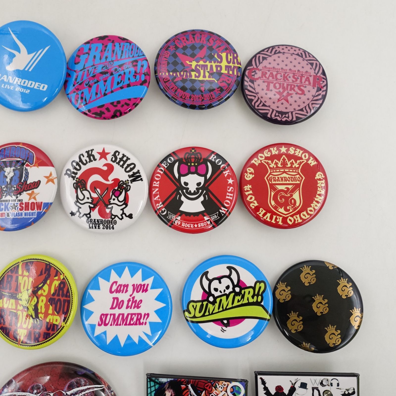 GRANRODEO 缶バッジ 31点 中古 ライブツアー ロデオカフェ 他 グラン