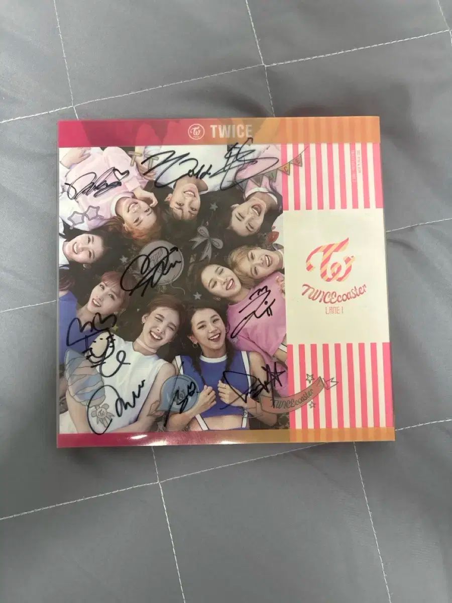 TWICE トゥワイス Twiccoaster Lane1 サイン入り アルバム