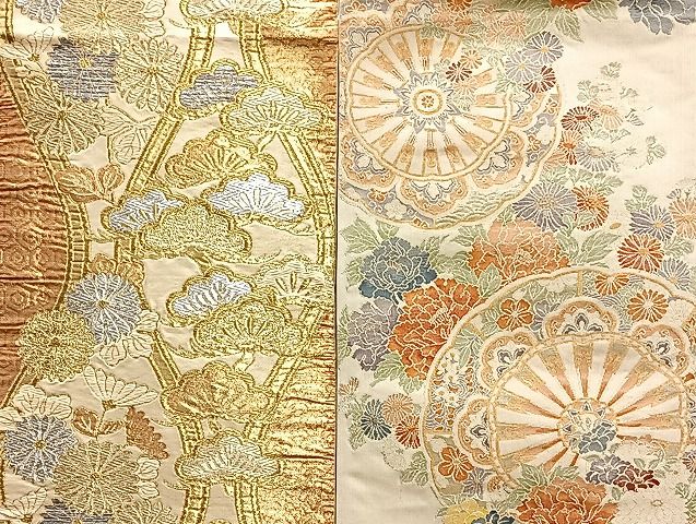  平和屋着物 袋帯 西陣 まとめて100点 鳳凰 向い鶴 孔雀 鴛鴦 蝶 人物 風景 更紗 花柄 作家物 手描き 佐賀錦 あり 全て正絹 mmm 954 袋帯 帯