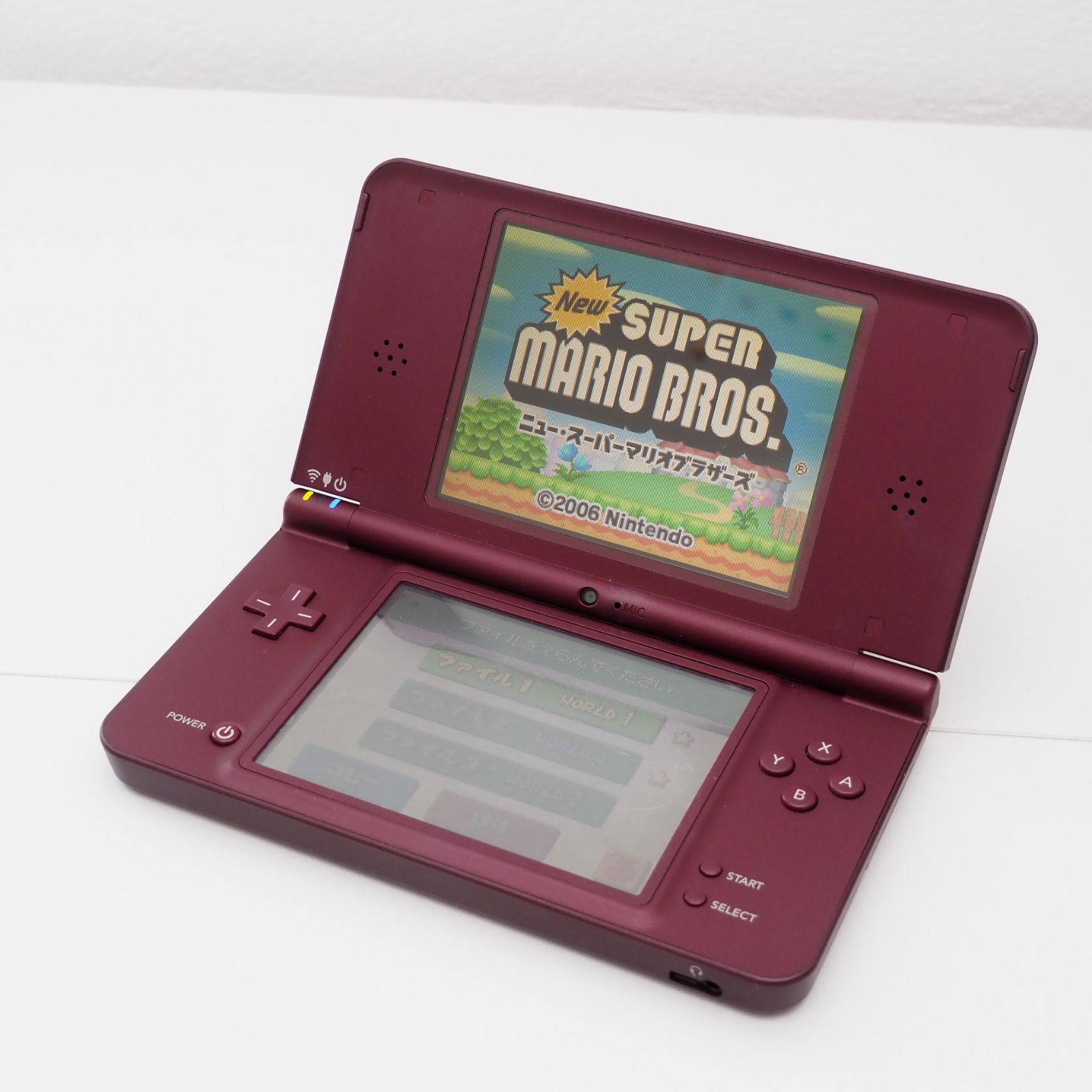 DSi LL 本体 任天堂 ニンテンドー ワインレッド