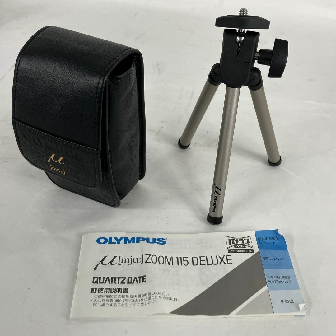 OLYMPUS μ mju ZOOM115 DELUXE コンパクト フィルムカメラ オリンパス カメラ Y10608017
