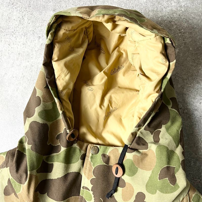 80s USA製 Cabela's 中綿入り ダックハンター カモ ゴアテックス