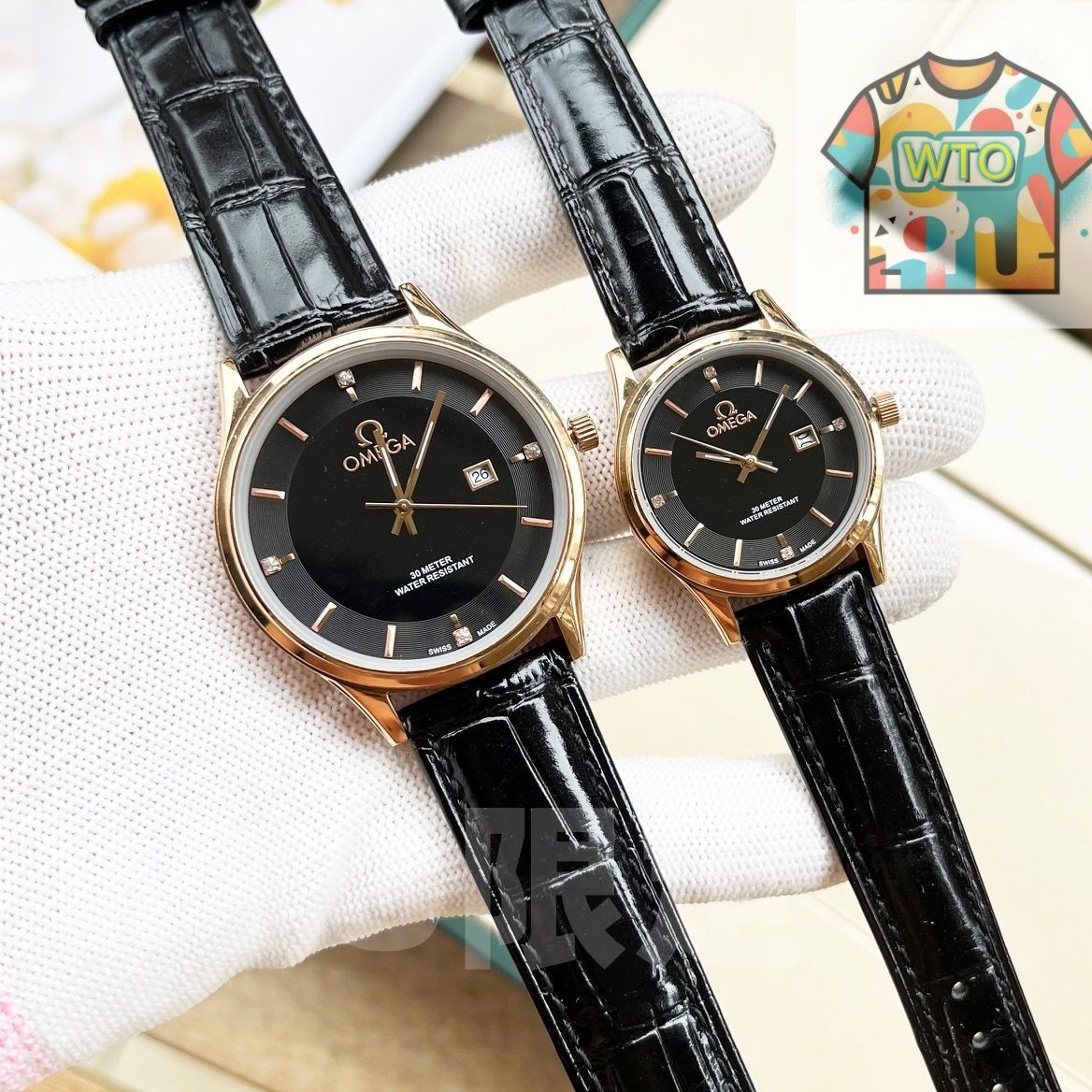 OMEGA カップル腕時計-WTO店名をご